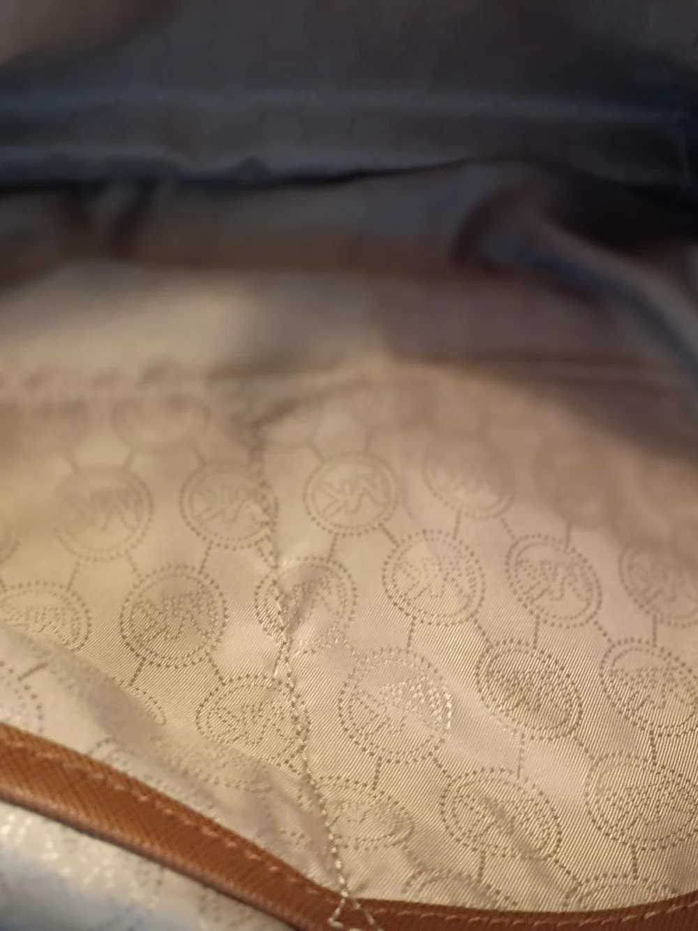 Michael Kors Brown Saffino Leather Laptop Tote ******